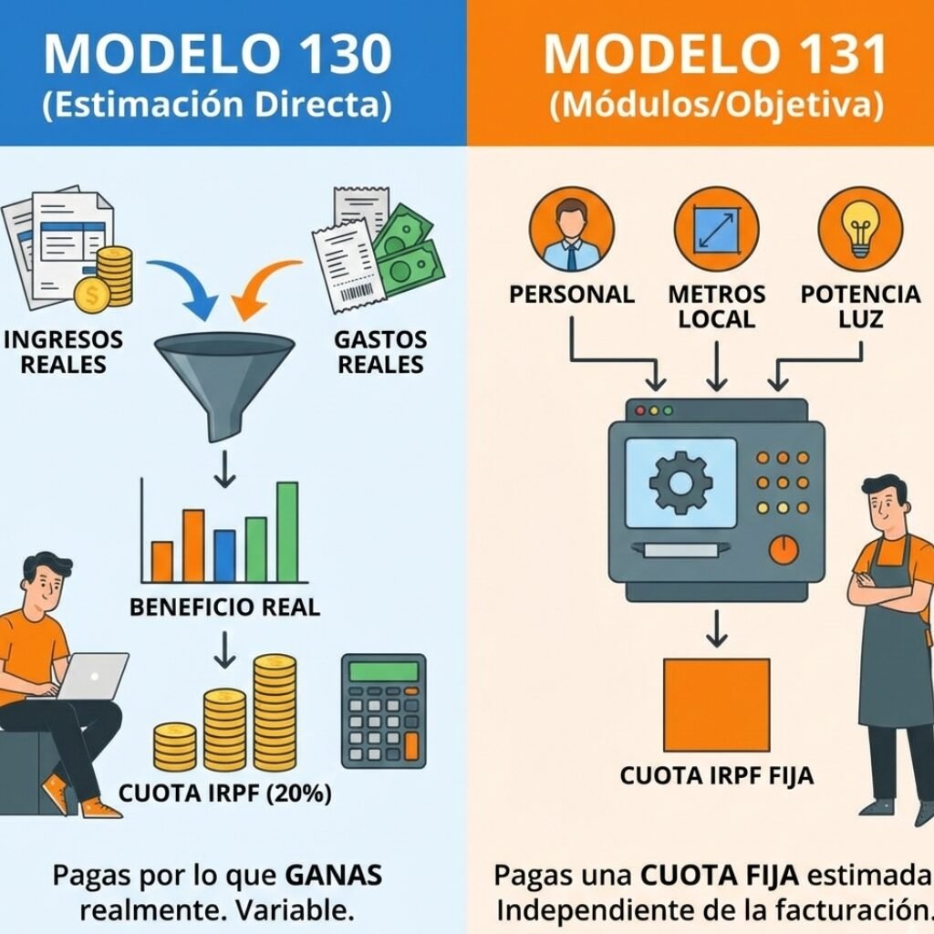 Autónomo preparando pagos fraccionados del IRPF Última actualización: Diciembre 2025