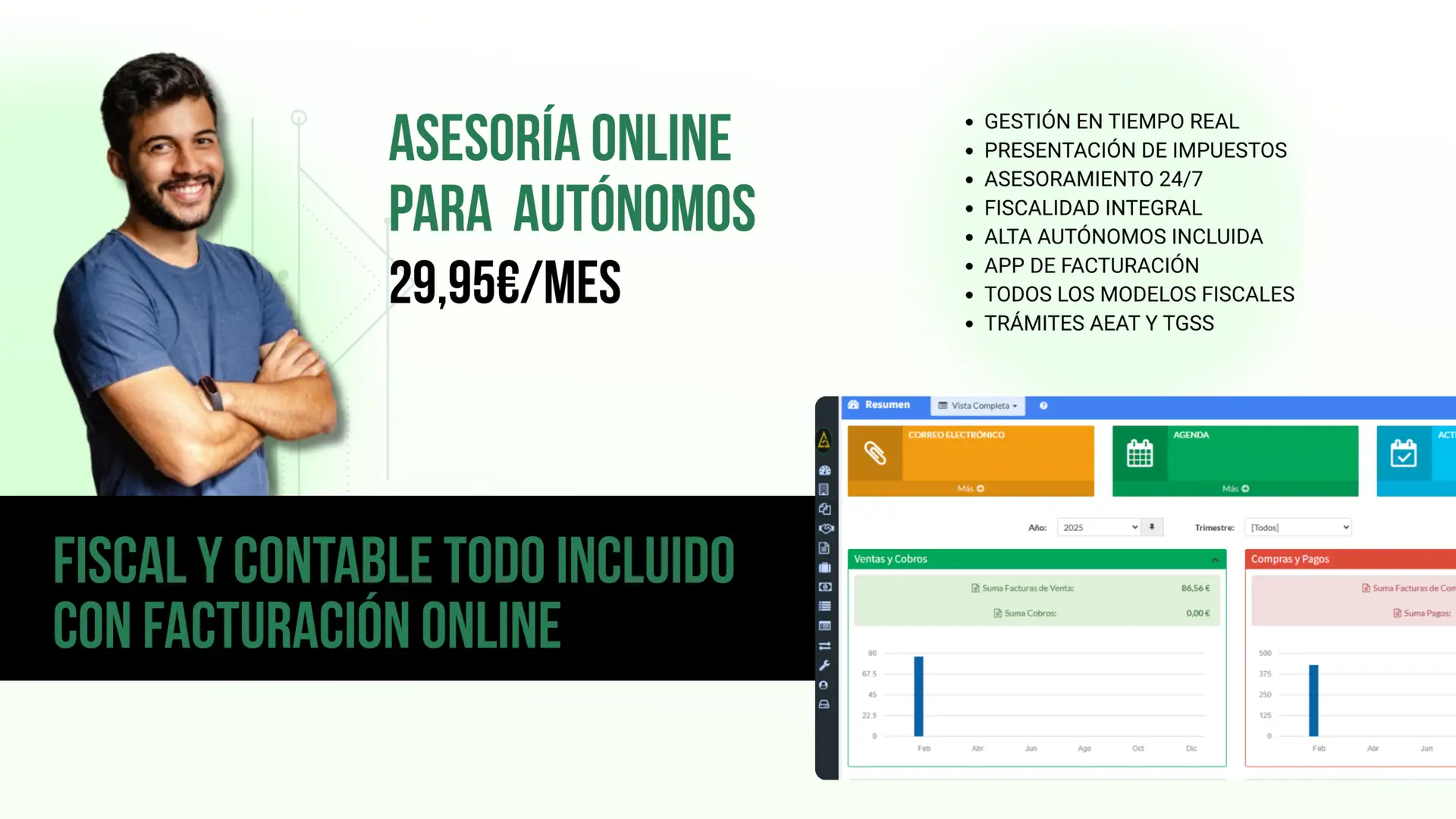 Asesoría Online para Autónomos con Facturación Online sencilla