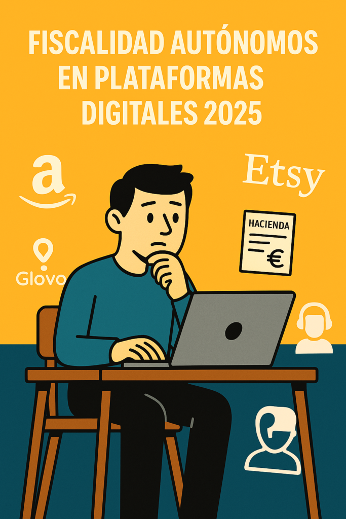 Fiscalidad Auitónomos que trabajan en plataformas digitales