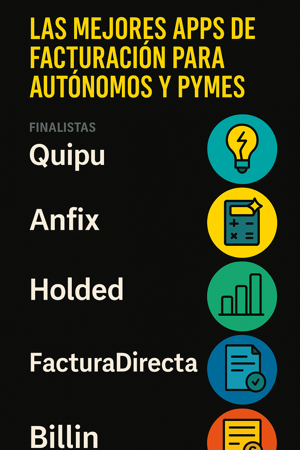 mejores apps de facturación