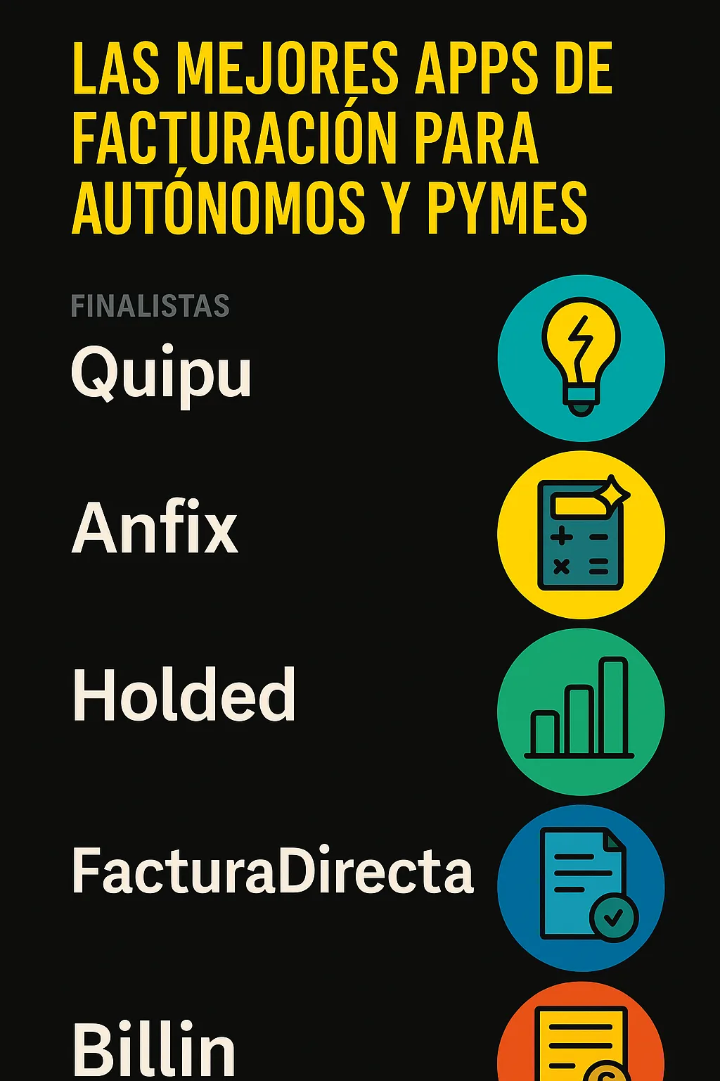 mejores apps de facturación