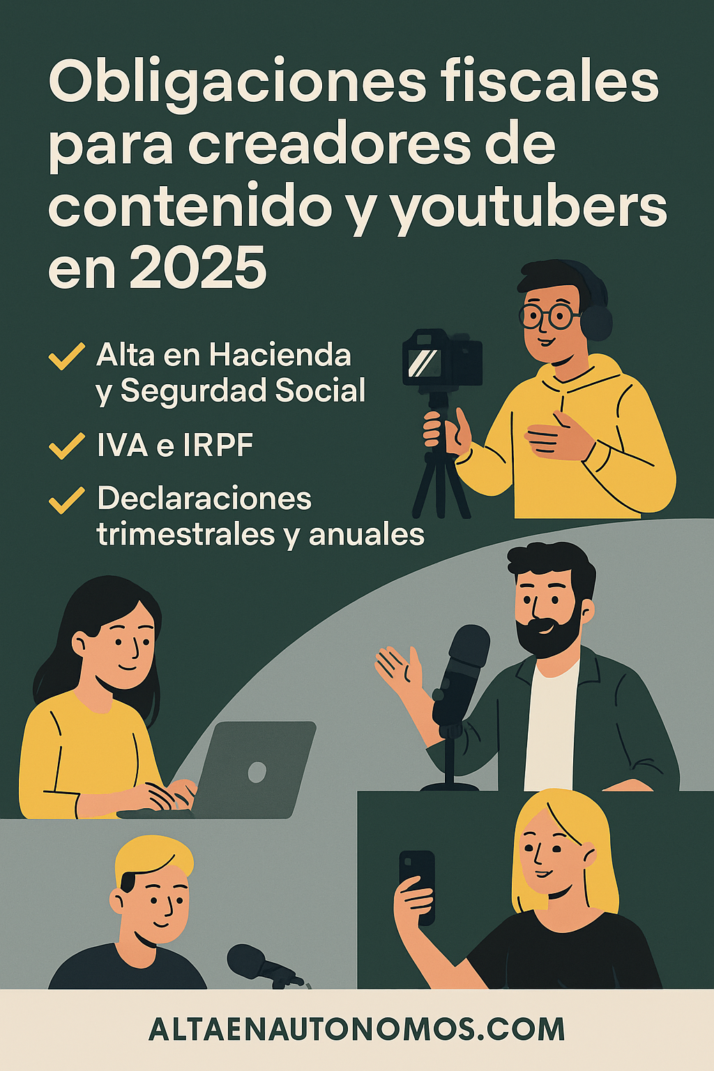 Fiscalidad de los streamer y creadores de contenido