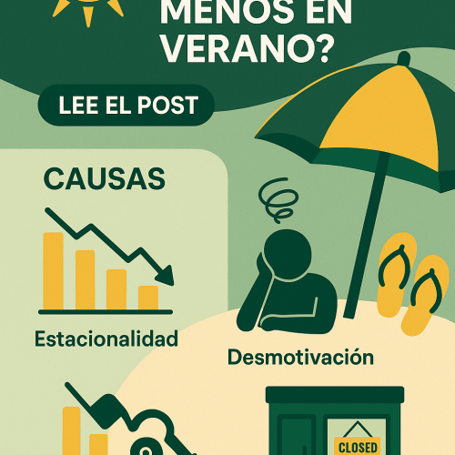 ¿Por qué estas facturando menos en verano?
