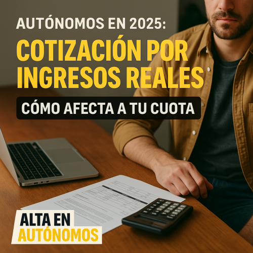 cotización por ingresos reales autónomos 2025