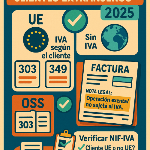 Cómo facturar a clientes extranjeros en 2025: guía completa para autónomos y pymes