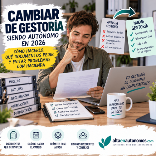 ¿Quieres cambiar de gestoría? Te explicamos cómo hacerlo sin perder documentación ni plazos, qué debes pedir a tu asesor actual y cómo organizar el traspaso correctamente.