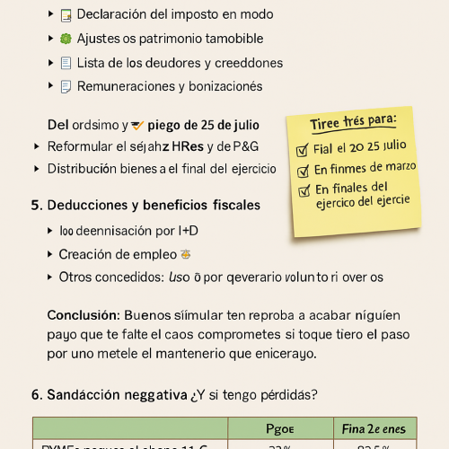 Guía Impuesto Sociedades 2025