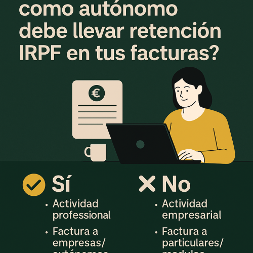retención IRPF autónomos