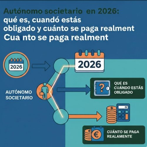 Socio administrador trabajando en su empresa