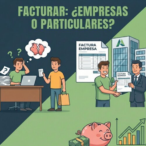 ¿Facturar a Empresas o a Particulares? Guía para no perder dinero (ni la paciencia)
